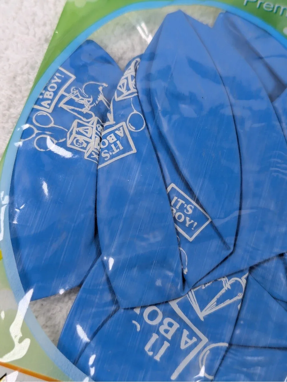 12 inch - Blue Balloons - Its a Boy! - Party Helium Balloons - 144 Pack